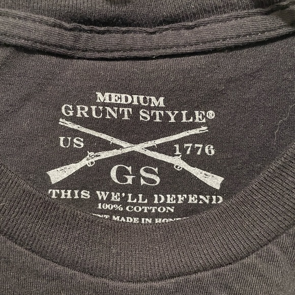 Grunt Style Smells like Freedom Whiskey Bacon Freedom Men’s Short sleeve t-shirt - Picture 4 of 6